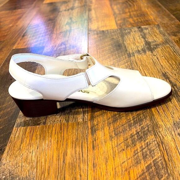 SAS Suntimer Pearl Bone Sandals Size 6 Wide - Picture 9 of 16